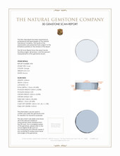 1.31&nbsp;Ct.Tw.Total Carat Weight Cabochon Coral Pair from Malaysia 3 D Scan Report