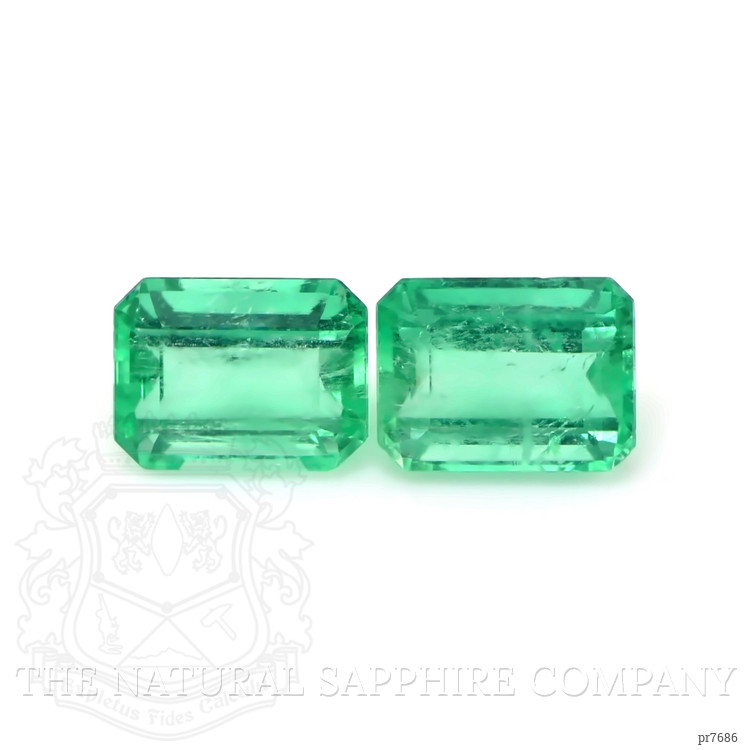 10.78 Ct.Tw. Emerald Pair from Colombia