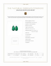 22.70 Ct.Tw.Total Carat Weight Emerald Pair from Zambia Scan Report