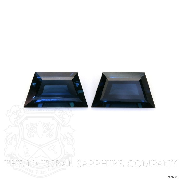 2.02 Ct.Tw. Blue Sapphire Pair from Ceylon (Sri Lanka)