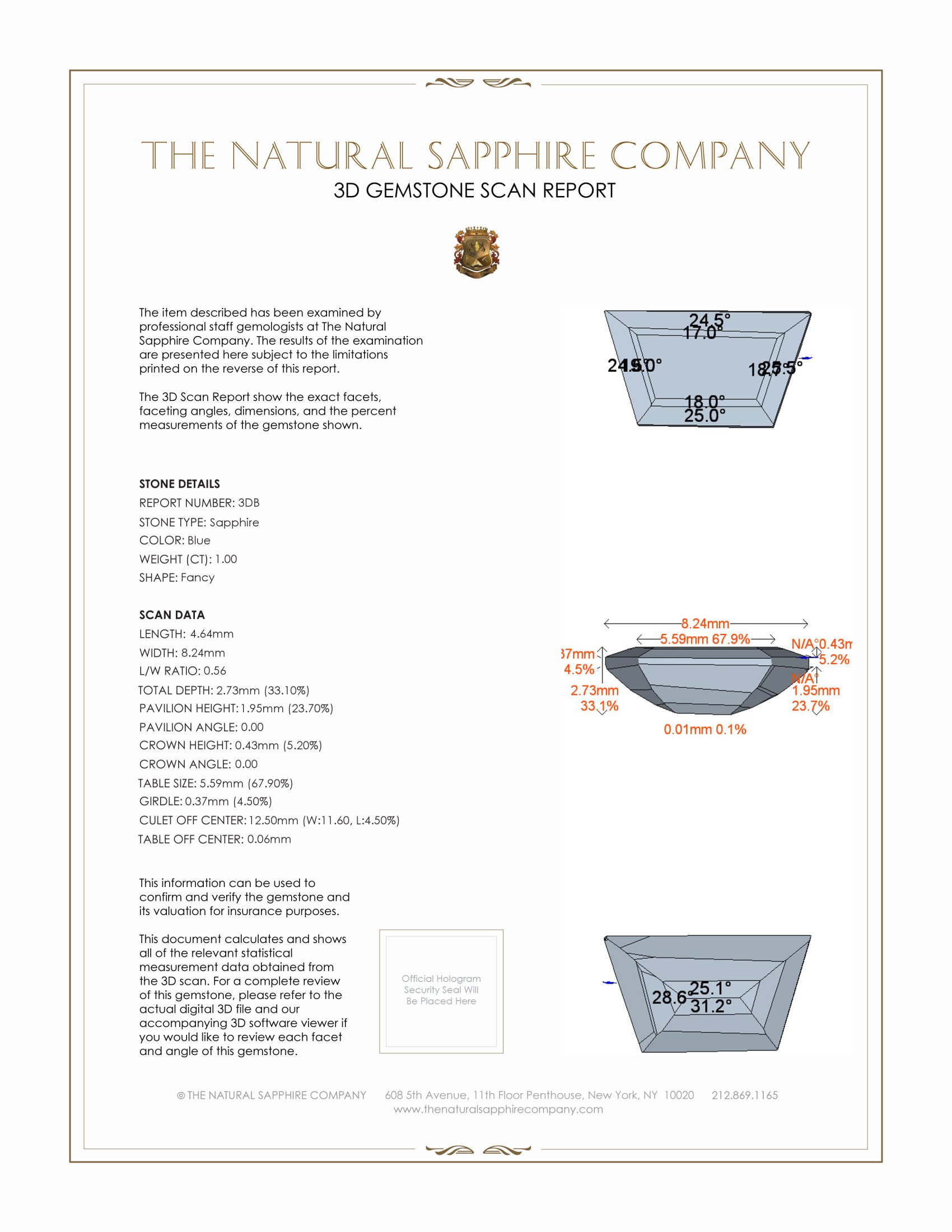 2.02 Ct.Tw. Blue Sapphire Pair from Ceylon (Sri Lanka)