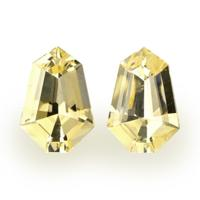 1.56&nbsp;Ct.Tw.Total Carat Weight Yellow Sapphire Pair from Ceylon (Sri Lanka) Video