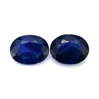 3.99&nbsp;Ct.Tw.Total Carat Weight Blue Sapphire Pair from Ceylon (Sri Lanka) Video