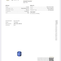 3.83 Ct.Tw.Total Carat Weight Blue Sapphire Pair from Ceylon (Sri Lanka) Scan Report