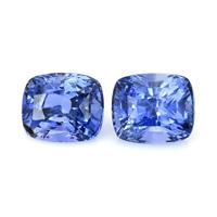 3.83&nbsp;Ct.Tw.Total Carat Weight Blue Sapphire Pair from Ceylon (Sri Lanka) Video