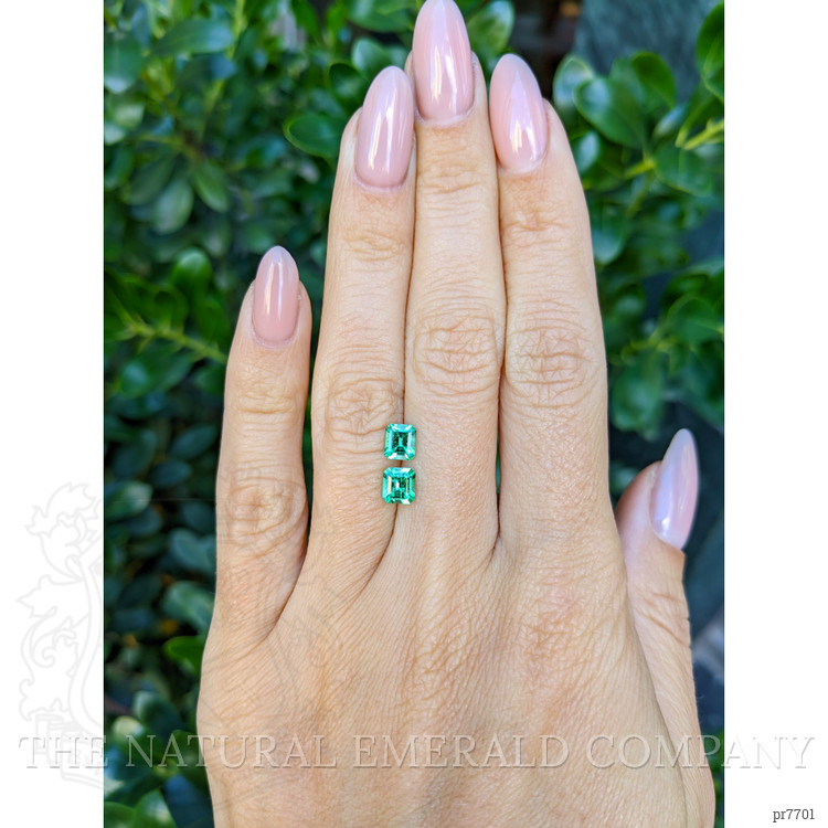 1.13 Ct.Tw. Emerald Pair from Colombia