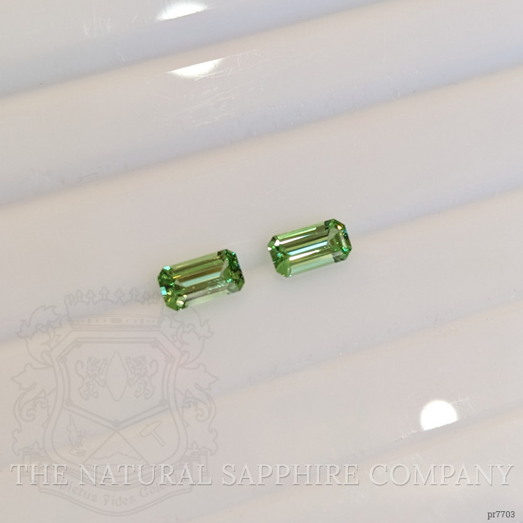 1.32 Ct.Tw. Tsavorite Garnet Pair from Tanzania