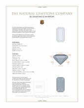 1.32&nbsp;Ct.Tw.Total Carat Weight Tsavorite Garnet Pair from Tanzania 3 D Scan Report