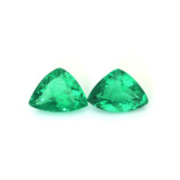 1.69 Ct.Tw.Total Carat Weight Emerald Pair from Colombia Video