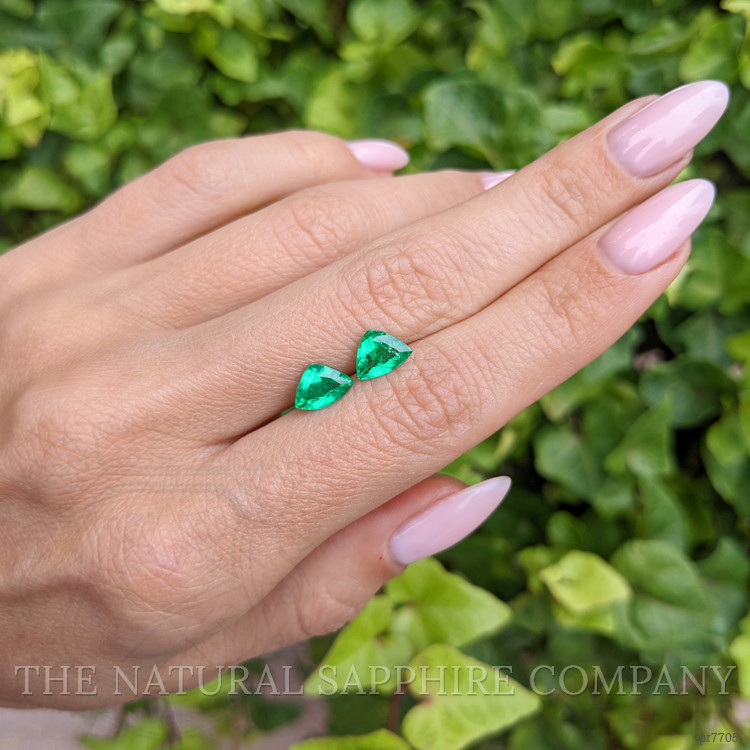 1.69 Ct.Tw. Emerald Pair from Colombia