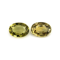 2.15 Ct.Tw.Total Carat Weight Sapphire Pair from Ceylon (Sri Lanka) Video