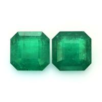 2.71 Ct.Tw.Total Carat Weight Emerald Pair from Afghanistan Video