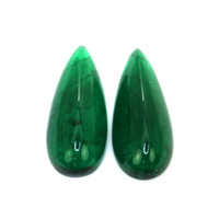 17.18 Ct.Tw.Total Carat Weight Emerald Pair from Zambia Video