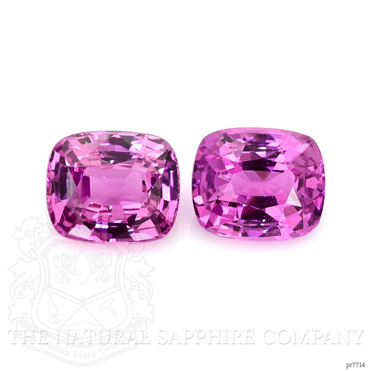 4.98 Ct.Tw. Pink Sapphire Pair from Ceylon (Sri Lanka)