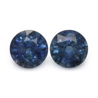 1.34&nbsp;Ct.Tw.Total Carat Weight Blue Sapphire Pair from Ceylon (Sri Lanka) Video