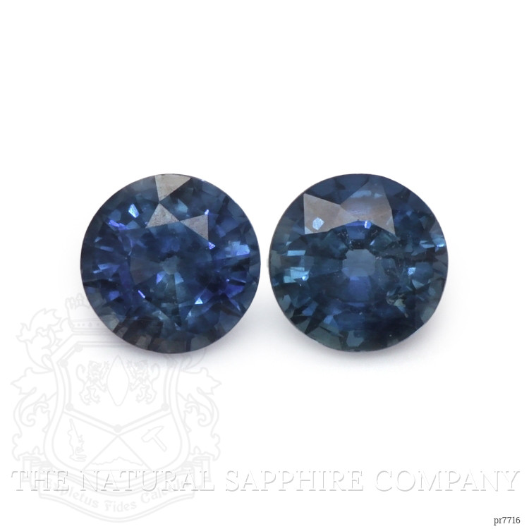 1.34 Ct.Tw. Blue Sapphire Pair from Ceylon (Sri Lanka)