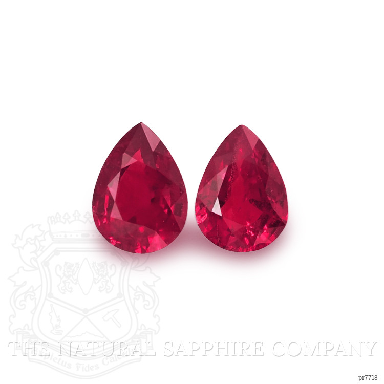 0.67 Ct.Tw. Ruby Pair from Mozambique