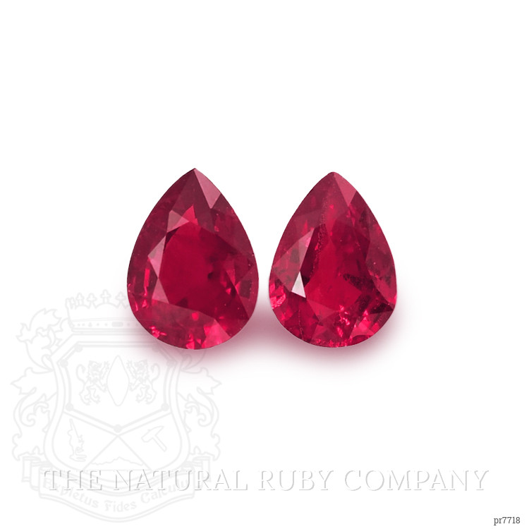 0.67 Ct.Tw. Ruby Pair from Mozambique