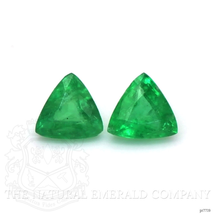 0.26 Ct.Tw. Emerald Pair from Zambia