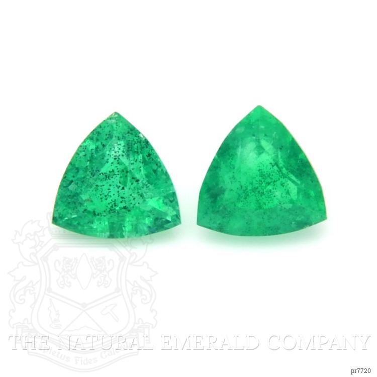 0.36 Ct.Tw. Emerald Pair from Zambia