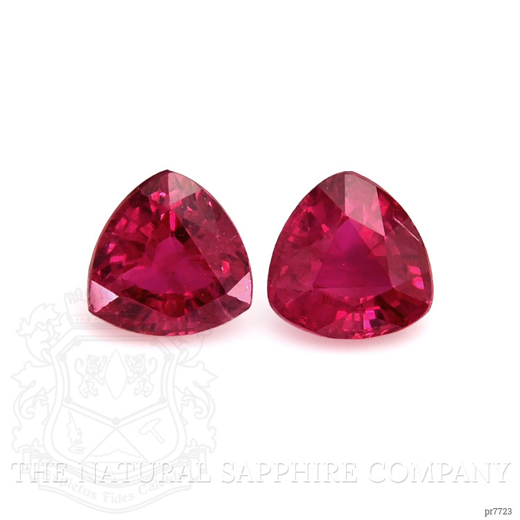 0.81 Ct.Tw. Ruby Pair from Mozambique