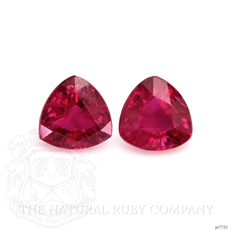 0.81 Ct.Tw. Ruby Pair from Mozambique