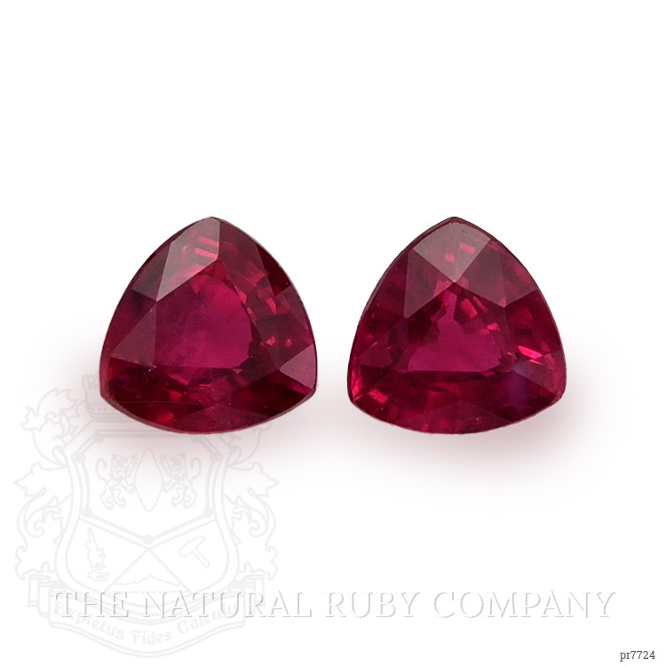 0.67 Ct.Tw. Ruby Pair from Mozambique