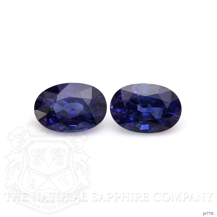 1.23 Ct.Tw. Blue Sapphire Pair from Ceylon (Sri Lanka)