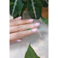 0.30 Ct.Tw.Total Carat Weight Emerald Pair from Zambia Life Style