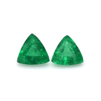 0.34 Ct.Tw.Total Carat Weight Emerald Pair from Zambia Video