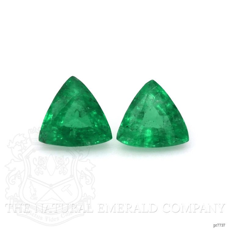 0.34 Ct.Tw. Emerald Pair from Zambia