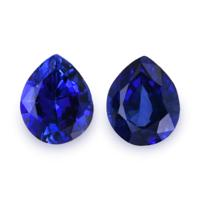 0.96&nbsp;Ct.Tw.Total Carat Weight Blue Sapphire Pair from Ceylon (Sri Lanka) Video