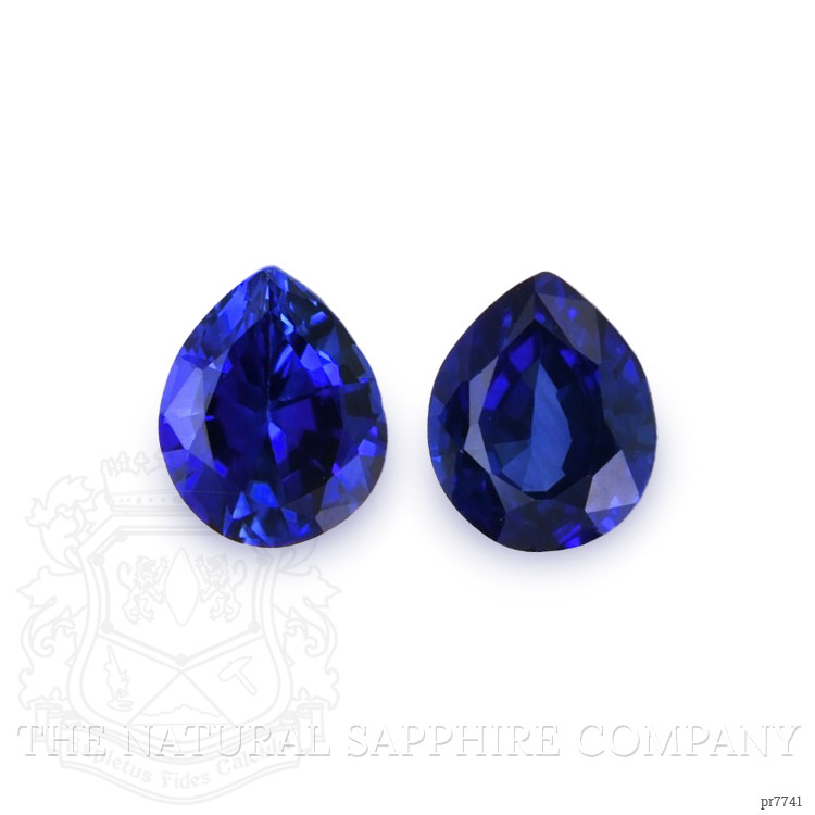 0.96 Ct.Tw. Blue Sapphire Pair from Ceylon (Sri Lanka)