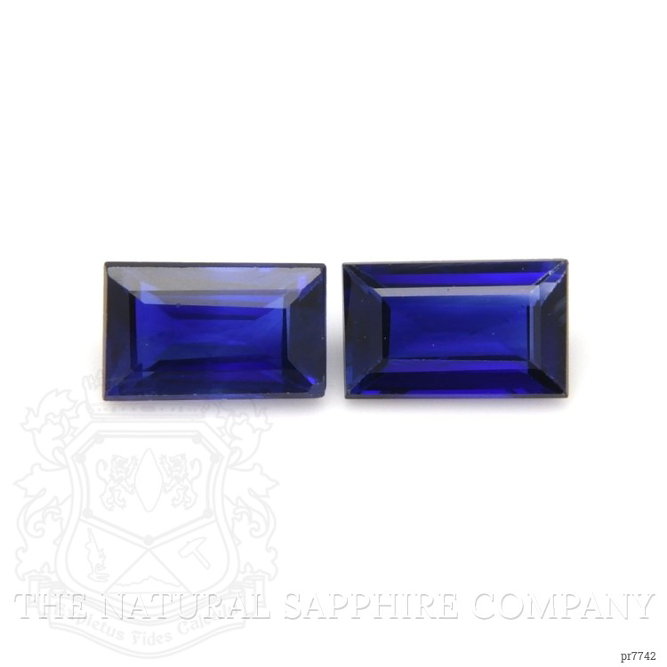 0.67 Ct.Tw. Blue Sapphire Pair from Ceylon (Sri Lanka)