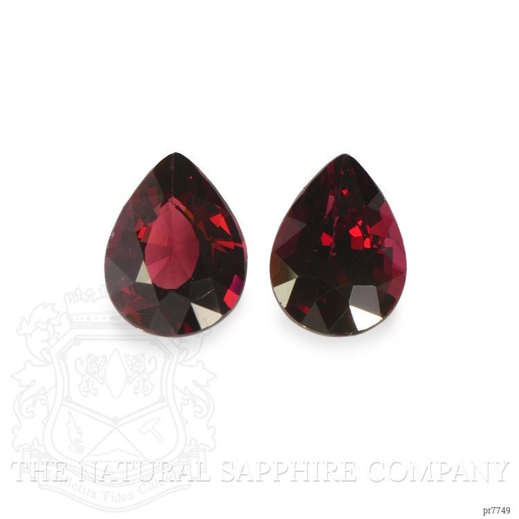 11.04 Ct.Tw. Rhodolite Garnet Pair from Zimbabwe