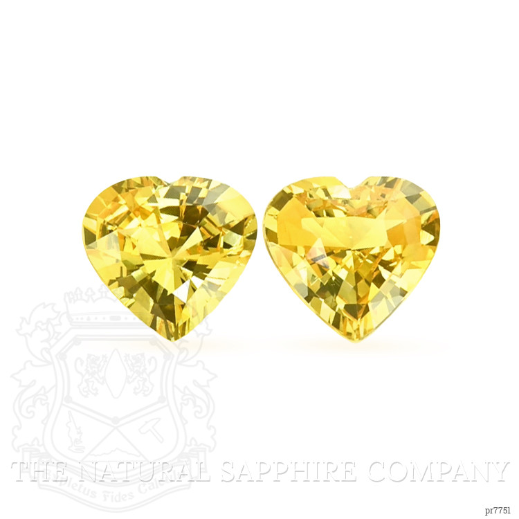 2.42 Ct.Tw. Yellow Sapphire Pair from Ceylon (Sri Lanka)