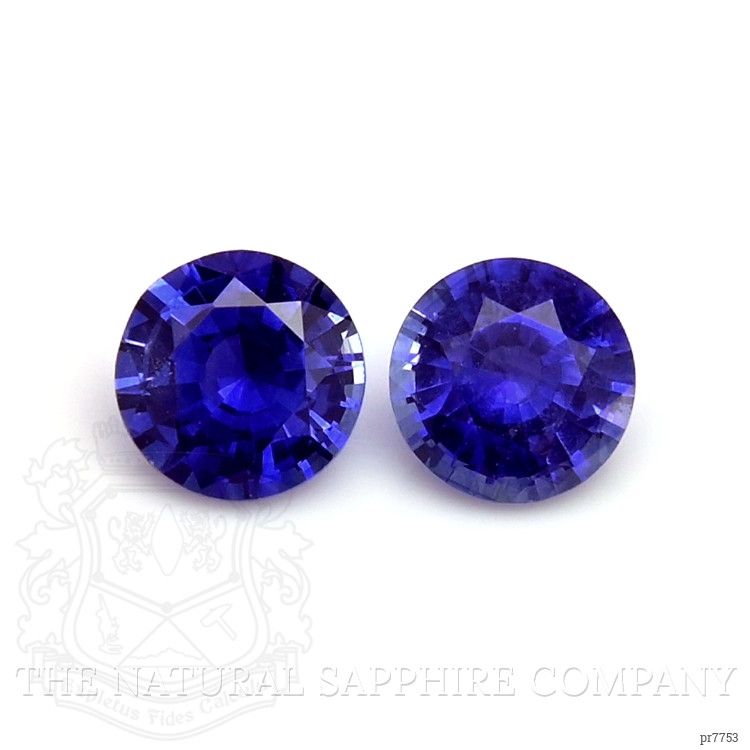 0.83 Ct.Tw. Blue Sapphire Pair from Ceylon (Sri Lanka)