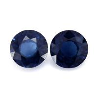 1.16&nbsp;Ct.Tw.Total Carat Weight Blue Sapphire Pair from Ceylon (Sri Lanka) Video