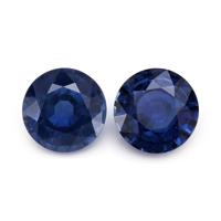 1.88&nbsp;Ct.Tw.Total Carat Weight Blue Sapphire Pair from Ceylon (Sri Lanka) Video