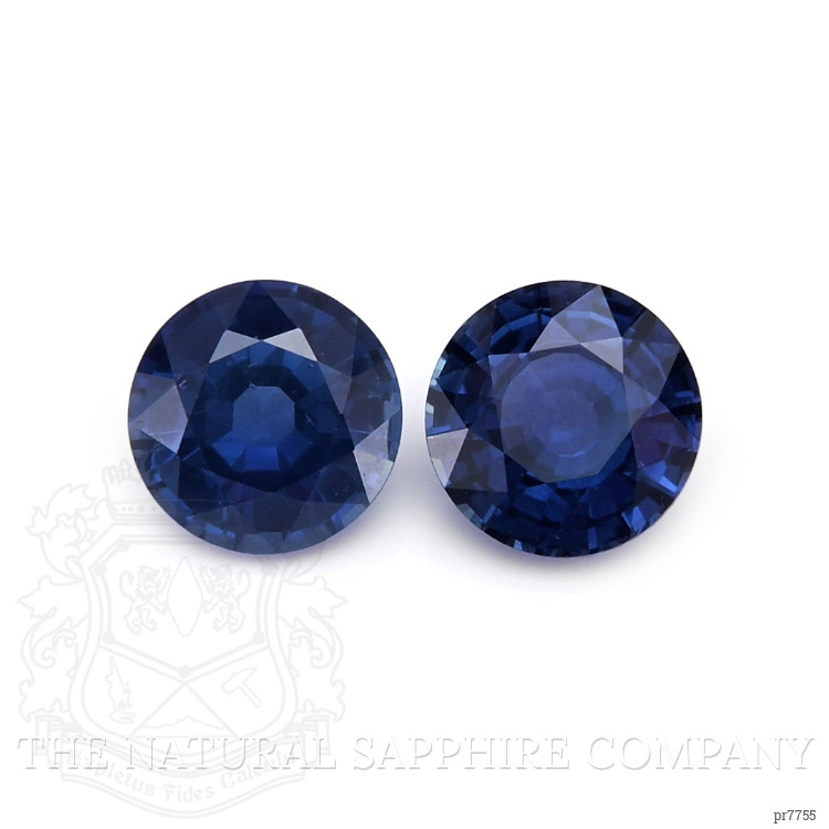 1.88 Ct.Tw. Blue Sapphire Pair from Ceylon (Sri Lanka)