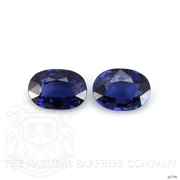 1.97 Ct.Tw. Blue Sapphire Pair from Ceylon (Sri Lanka)