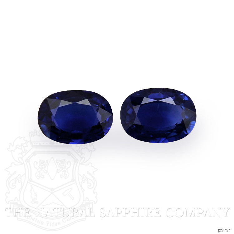 2.02 Ct.Tw. Blue Sapphire Pair from Ceylon (Sri Lanka)