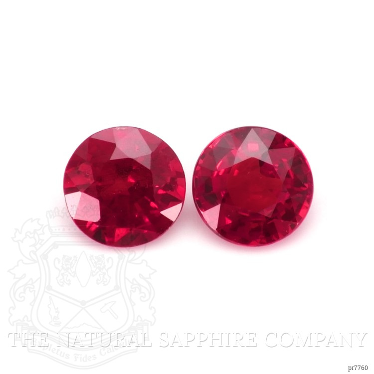 0.57 Ct.Tw. Ruby Pair from Mozambique
