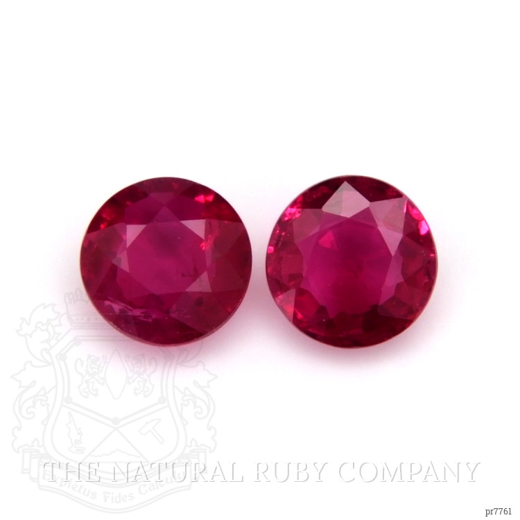 0.93 Ct.Tw. Ruby Pair from Mozambique