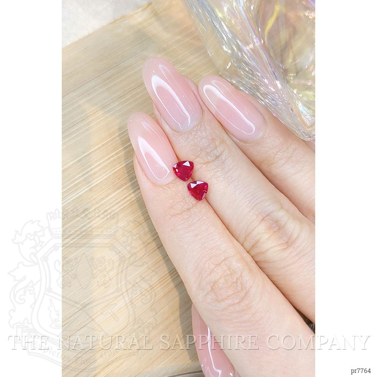 1.24 Ct.Tw. Ruby Pair from Mozambique