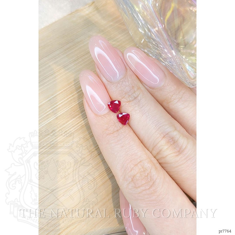 1.24 Ct.Tw. Ruby Pair from Mozambique