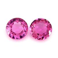 1.53&nbsp;Ct.Tw.Total Carat Weight Pink Sapphire Pair from Ceylon (Sri Lanka) Video