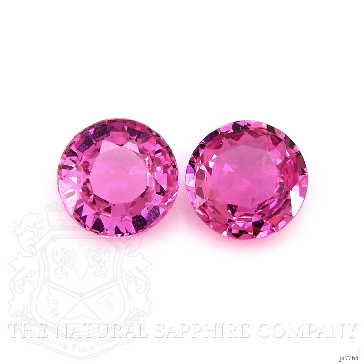1.53 Ct.Tw. Pink Sapphire Pair from Ceylon (Sri Lanka)