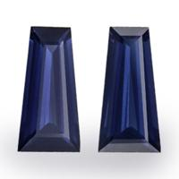 0.99&nbsp;Ct.Tw.Total Carat Weight Blue Sapphire Pair from Ceylon (Sri Lanka) Video