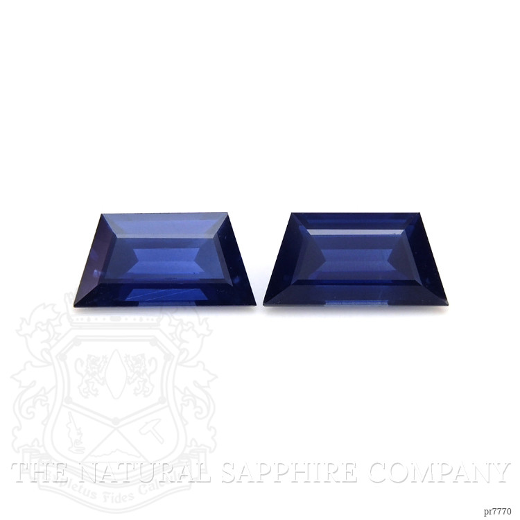 1.24 Ct.Tw. Blue Sapphire Pair from Ceylon (Sri Lanka)